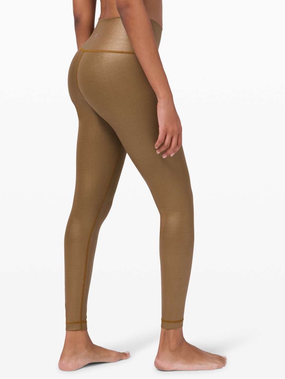 Lululemon Wunder Under High-Rise Tight Foil 28" Matte Copper Foil size 12